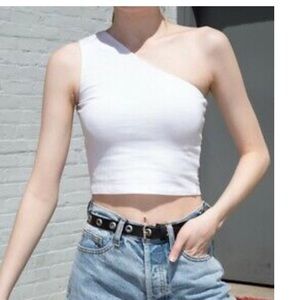 Brandy Melville Single Shoulder Top